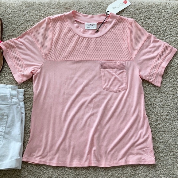 Peachy Blush color Short Sleeve Tee - Picture 2 of 7